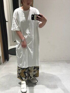 iwafuji harukaさん（レディース・160cm）の春コーディネート