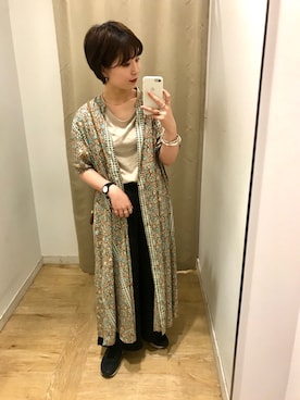 iwafuji harukaさん（レディース・160cm）の夏コーディネート