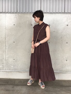 iwafuji harukaさん（レディース・160cm）の夏コーディネート