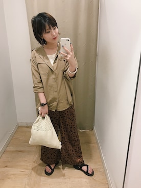 iwafuji harukaさん（レディース・160cm）の夏コーディネート