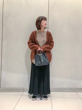 iwafuji harukaさん（レディース・160cm）の秋コーディネート