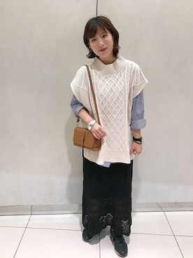 iwafuji harukaさん（レディース・160cm）の秋コーディネート