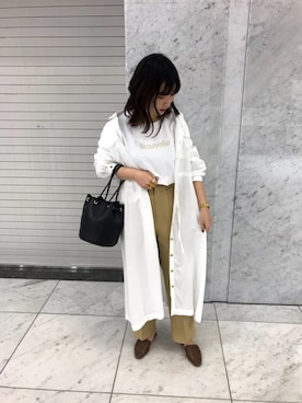 iwafuji harukaさん（レディース・160cm）の春コーディネート