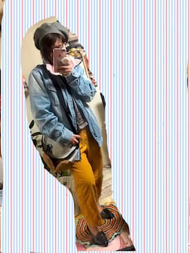 「en face（アンファス）のアイテム」を使った、ちぃ⌄̈⃝さん（レディース・156cm）の秋コーディネート