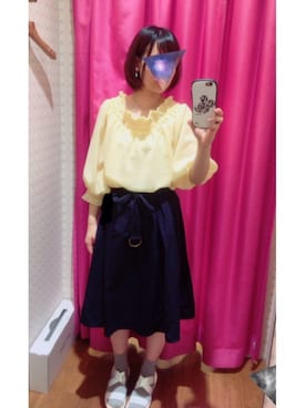 しおりさん（レディース・155cm）の春コーディネート