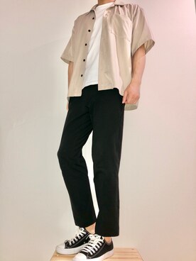 見る専さん（メンズ・171cm）の春コーディネート