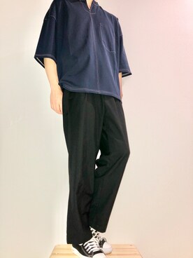 「ステッチ」｜見る専さん（メンズ・171cm・10代）の夏コーディネート