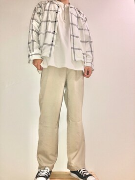 見る専さん（メンズ・171cm）の春コーディネート