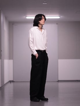 リボーン加工ワイド2タックスラックスを使った人気ファッション 特売格安 リボーン加工ワイド2タックスラックス スラックス