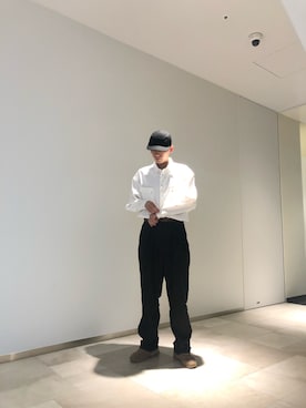 「モノートーン」｜kimuraさん（メンズ・184cm）の秋コーディネート