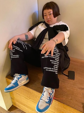 「off white」｜✨NOKO ☺︎ さん（レディース・160cm）の秋コーディネート