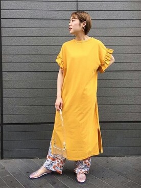 「melissa（メリッサ）のアイテム」を使った、rikoさん（レディース・160cm）の夏コーディネート