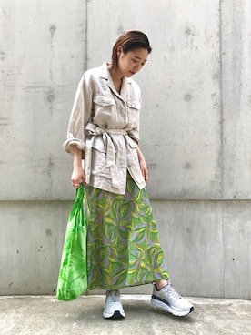 「JOURNAL STANDARD（ジャーナルスタンダード）のアイテム（ブルゾン）」を使った、rikoさん（レディース・160cm）の春コーディネート