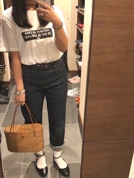 「ALOHA（アロハ）のアイテム」を使った、akさん（レディース・158cm）の秋コーディネート