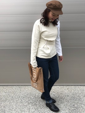 「Littlesuzie」｜「アイテム（バッグ）」を使った、akさん（レディース・158cm）の春コーディネート