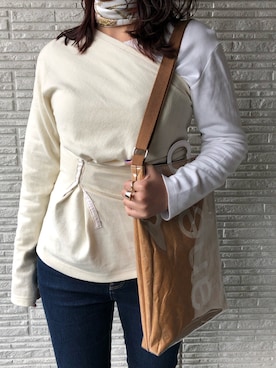 「Littlesuzie」｜「アイテム（バッグ）」を使った、akさん（レディース・158cm）の春コーディネート