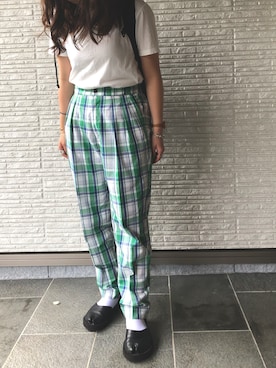 「cellar door」｜「アイテム（サンダル）」を使った、akさん（レディース・158cm）の秋コーディネート