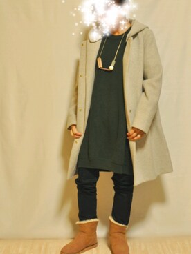 「オシャレパッソ」｜「アイテム（ワンピース/ドレス）」を使った、ぶらうに～さん（レディース・154cm）の秋コーディネート