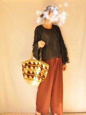 「Avalon（アヴァロン）のアイテム」を使った、ぶらうに～さん（レディース・154cm）の秋コーディネート