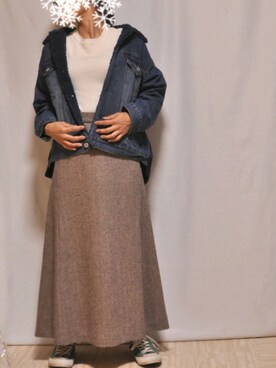 「アイラブCONVERSE」｜ぶらうに～さん（レディース・154cm）の秋コーディネート