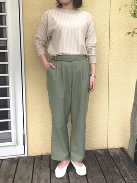 Natsumi さん（レディース・158cm）の春コーディネート