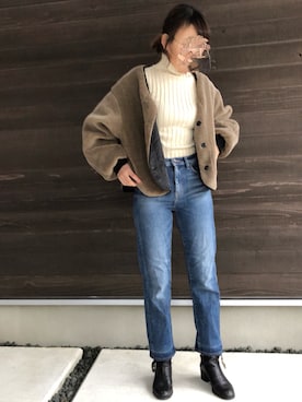 𝚔𝚘さん(レディース・160cm)の冬コーディネート