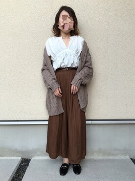 𝚔𝚘さん（レディース・160cm）の秋コーディネート