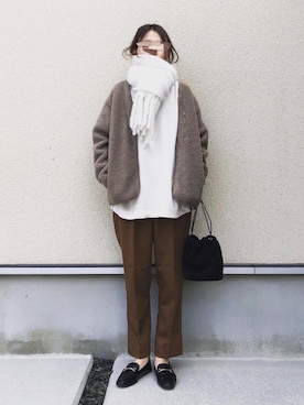 𝚔𝚘さん（レディース・160cm）の冬コーディネート
