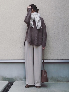 𝚔𝚘さん（レディース・160cm）の冬コーディネート