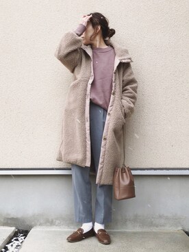 𝚔𝚘さん(レディース・160cm)の冬コーディネート