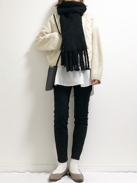 「Lady worker（レディワーカー）のアイテム」を使った、𝚔𝚘さん（レディース・160cm）の秋コーディネート