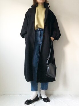 「prose verse（プロズヴェール）のアイテム（その他アウター）」を使った、𝚔𝚘さん（レディース・160cm）の冬コーディネート