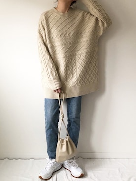 𝚔𝚘さん（レディース・160cm）の冬コーディネート