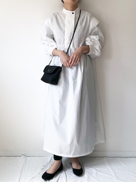 「AmbreNeige」｜「アイテム（バレエシューズ）」を使った、𝚔𝚘さん（レディース・160cm）の春コーディネート