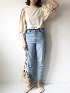 「AmbreNeige」｜「アイテム（パンプス）」を使った、𝚔𝚘さん（レディース・160cm）の夏コーディネート