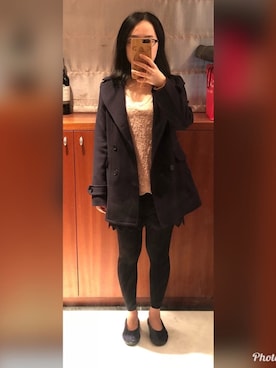 「MORE（モア）のアイテム」を使った、Claireさん（レディース・155cm）の秋コーディネート