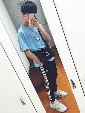 「lost（ロスト）のアイテム」を使った、shoさん（メンズ・168cm）の春コーディネート