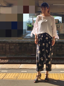 「安産祈願」｜I TSU KOさん（レディース・161cm）の夏コーディネート