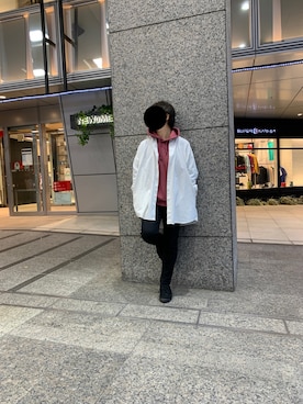 「MB（エムビー）のアイテム（その他アウター）」を使った、MYさん（メンズ・172cm）の冬コーディネート