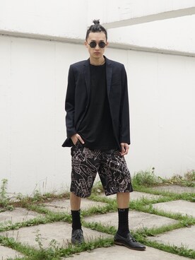 「TOPMAN（トップマン）のアイテム（テーラードジャケット）」を使った、derekhillさん（メンズ・175cm）の春コーディネート