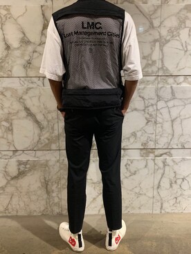「LMCのアイテム（トップス）」を使った、らぷらぷさん（メンズ・175cm）の冬コーディネート