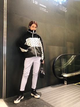 「Diesel Ginza」｜Tolentino (トレンティーノ)さん（レディース・166cm）の冬コーディネート