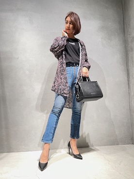 「DIESEL」｜「アイテム（ワンピース/ドレス）」を使った、Tolentino (トレンティーノ)さん（レディース・166cm）の冬コーディネート