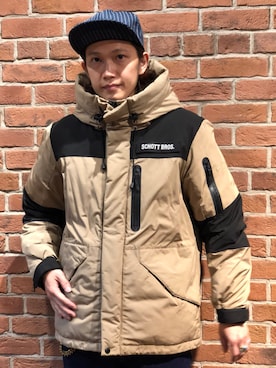 「ショット」｜「アイテム（キャップ）」を使った、KENJI KUBOTAさん（メンズ・176cm）の秋コーディネート