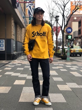 KENJI KUBOTAさん（メンズ・176cm）の冬コーディネート