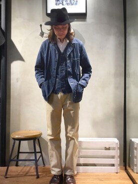 「ショット」｜「アイテム（ブルゾン）」を使った、KENJI KUBOTAさん（メンズ・176cm）の春コーディネート