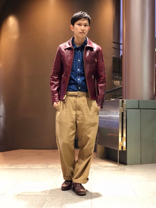 schott（ショット）の「Schott/ショット/WABASHI L/S SHIRT