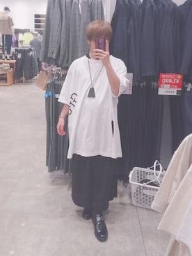 「Y's（ワイズ）のアイテム（アクセサリー）」を使った、You。さん（メンズ・168cm）の夏コーディネート