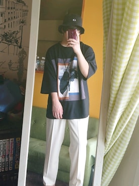 「Y's（ワイズ）のアイテム（アクセサリー）」を使った、You。さん（メンズ・168cm）の夏コーディネート