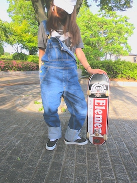 「ENVYM（アンビー）のアイテム（アクセサリー）」を使った、Momokaさん（レディース・148cm）の春コーディネート